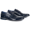 Pánská elegantní kožená obuv 276LU navy blue