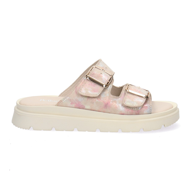 Skórzane klapki damskie Pollonus Rainbow 5-1750-002