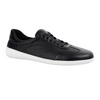 Pánské barefoot minimalistické kožené boty 0742WK black embossed