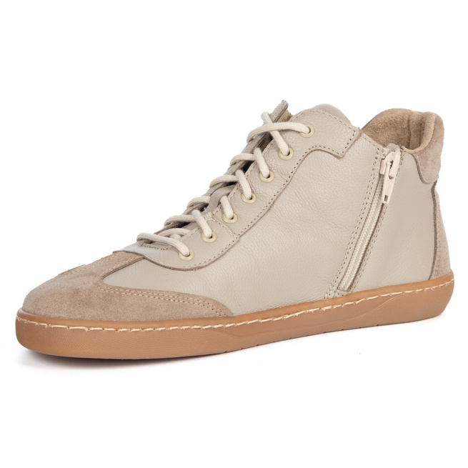 Buty barefoot minimalistyczne skórzane WASAK 0802W beżowe