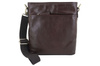 Pánská italská kožená taška - Barberini's - Hnědá tmavá