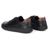 Buty męskie casual skórzane sznurowane BAREFOOT FRIENDLY 1289 czarne