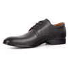 Buty męskie skórzane wizytowe Olivier 484 szare – klasyczne półbuty derby