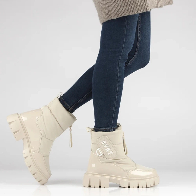 Zateplené sněhové boty Filippo DBT4960 beige 