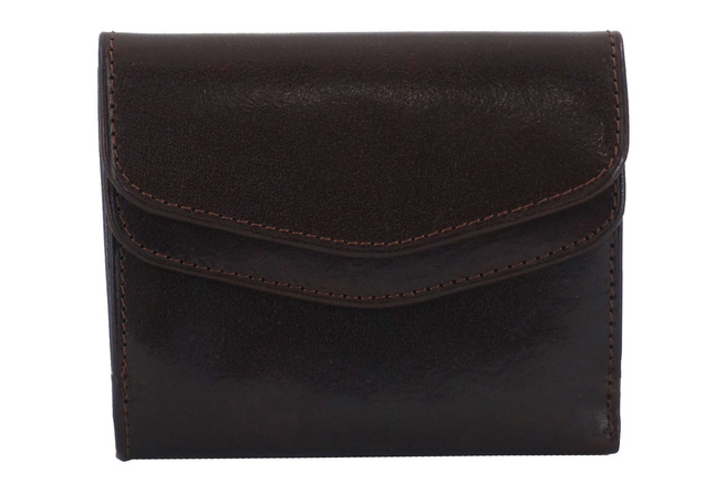 Barberini's portfel ze skóry naturalnej - Granatowy