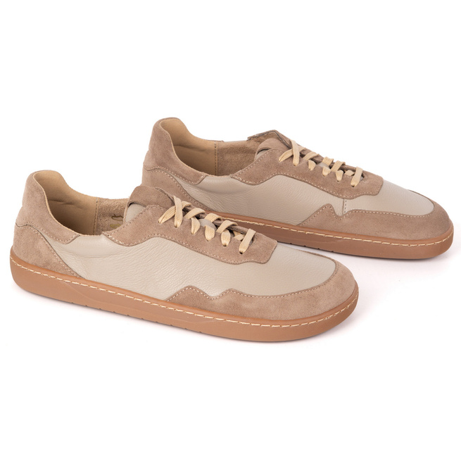 Buty barefoot minimalistyczne skórzane WASAK 0794W LATTE GROSZEK