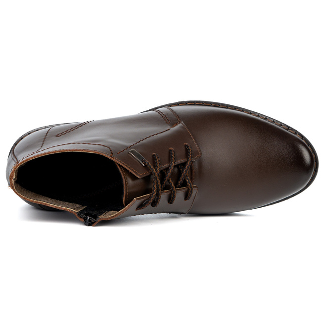 Klasyczne męskie trzewiki skórzane Olivier 337LU – model za kostkę