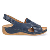 Pollonus dámské kožené sandály na suchý zip navy blue puma 5-1628-003