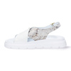 Pollonus dámské kožené sandály 5-1757-002 White Verona + Boa White