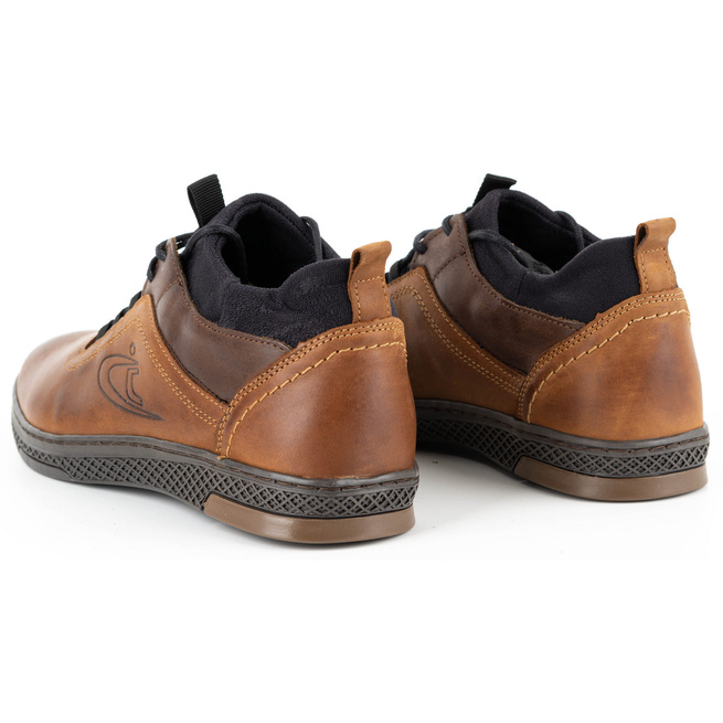 Buty męskie zimowe K27F camel