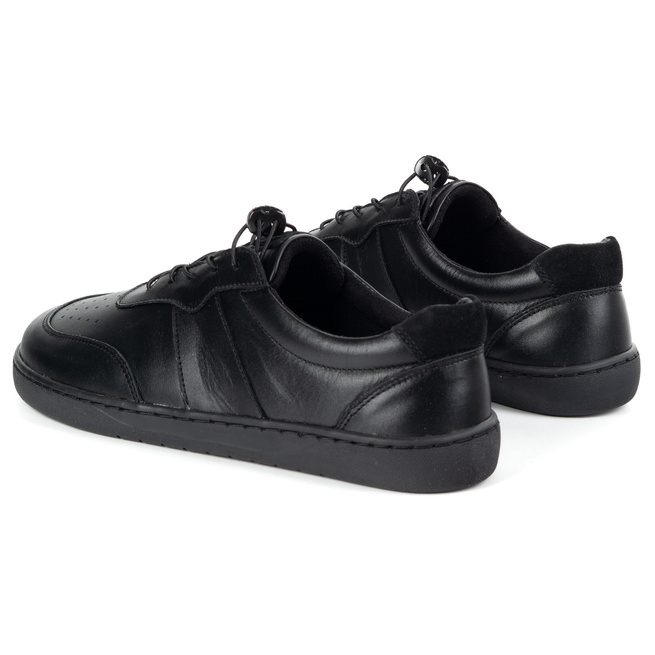 DÁMSKÉ BAREFOOT KOŽENÉ MINIMALISTICKÉ BOTY ARIA BLACK 103MP