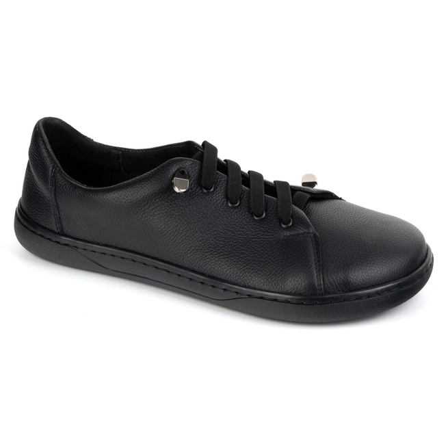 Dámské barefoot minimalistické kožené boty 0771W pea black