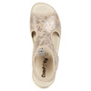 Dámské flexibilní sandály comfooty emma beige glossy