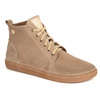Dámské kožené zimní boty barefoot Z-B04 beige