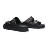 Pollonus dámské kožené žabky Black 5-1750-001