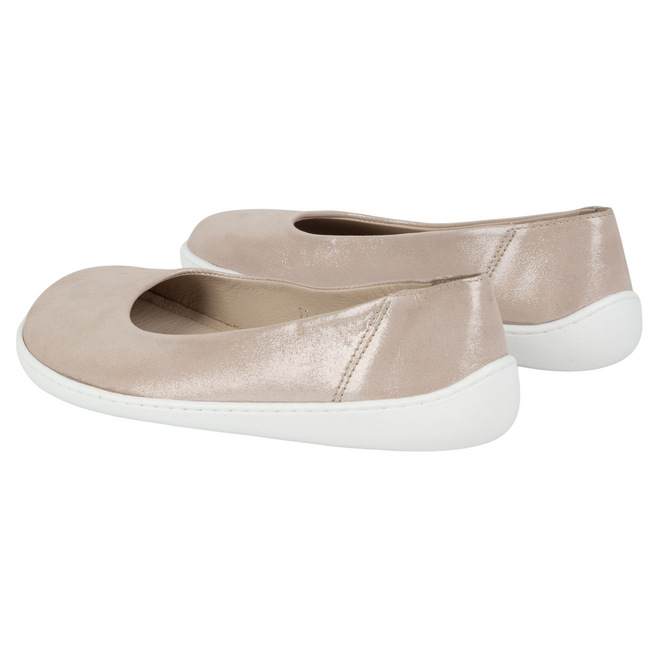 BAREFOOT Dámské minimalistické lodičky 1771POL pink satin