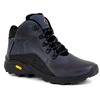 Pánské zimní kožené boty 903K navy blue