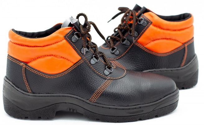 Pánská dlouhá pracovní obuv s nártem