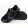 Dámská minimalistická kožená obuv barefoot 0772SW černá