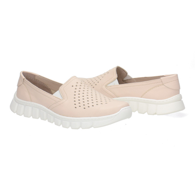 Dámské kožené nazouvací boty Pollonus slip-on 5-1632-002