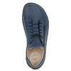 Dámské kožené minimalistické boty barefoot 1242 navy blue