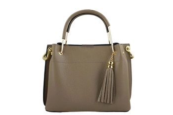 Torebki kuferki damskie - ciemny Beż