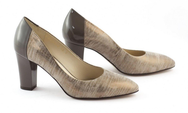 Anis 4472 béžové lodičky