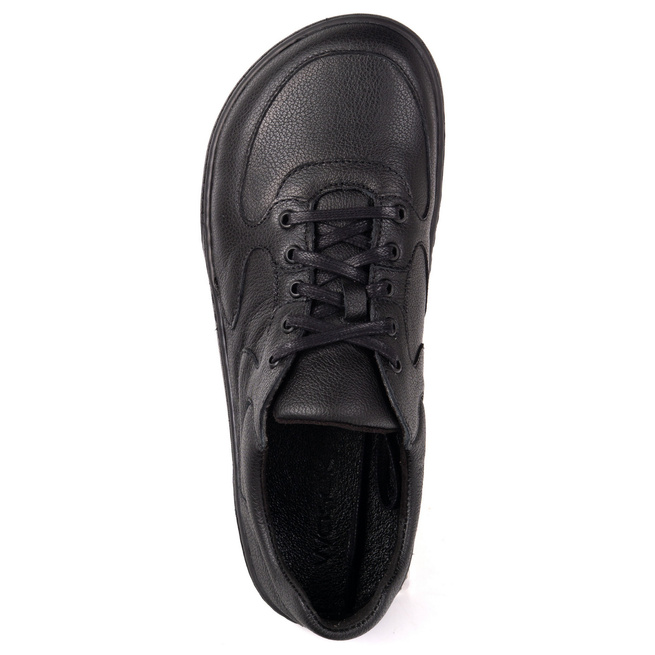 Buty barefoot minimalistyczne skórzane WASAK 0801W CZARNE