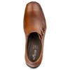 Pánské mokasíny slip-on kožené boty 306KZ hnědé
