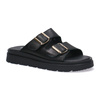 Pollonus dámské kožené žabky Black 5-1750-001