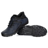 Pánské zimní trekové boty zateplené kožené 905KOM navy blue