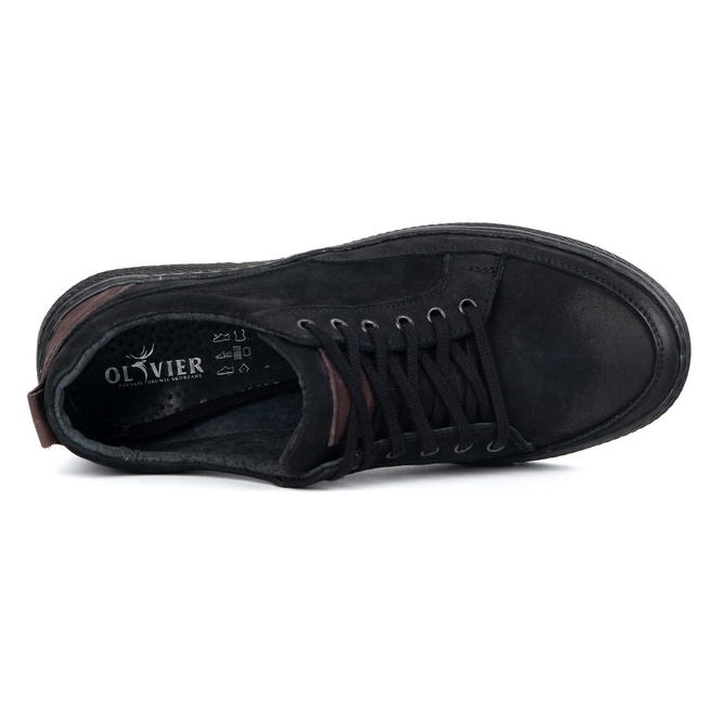 Pánské kožené boty SNEAKERS 950MA black