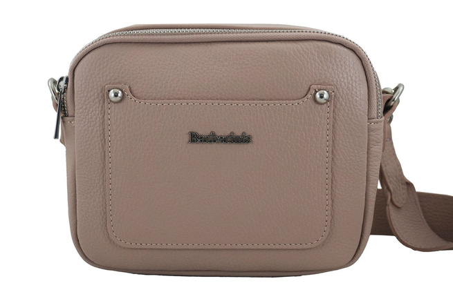 Dámská kabelka s širokým páskem Powder pink