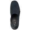 Pánské kožené nazouvací mokasíny 306KZ navy blue