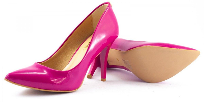 Dámské jehlové boty 2333 fuchsiová