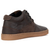 Pánské barefoot zateplené kožené boty Olivier 116KZ brown