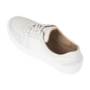 Półbuty damskie sneakersy skórzane 0774W białe