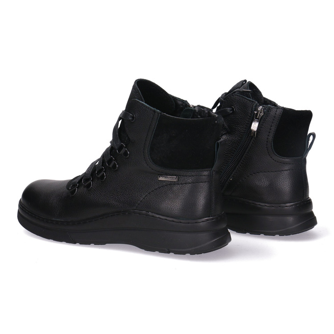 Pohodlné dámské kožené boty Polonus black verona 5-1459-003