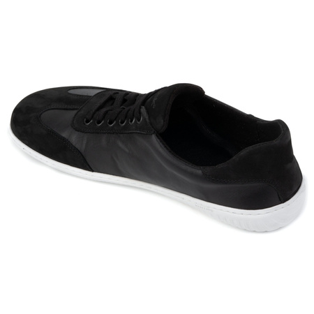 Buty męskie barefoot minimalistyczne skórzane 0742W czarne