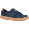 Buty męskie zamszowe skóra naturalna 7136DT granatowe