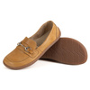 Barefoot damskie mokasyny skórzane minimalistyczne 1288AR brązowe