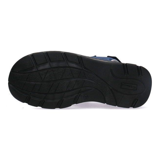 Pánské kožené sandály Pollonus navy blue 6-0070-015