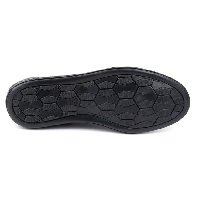 Pánské kožené šněrovací boty 320N black