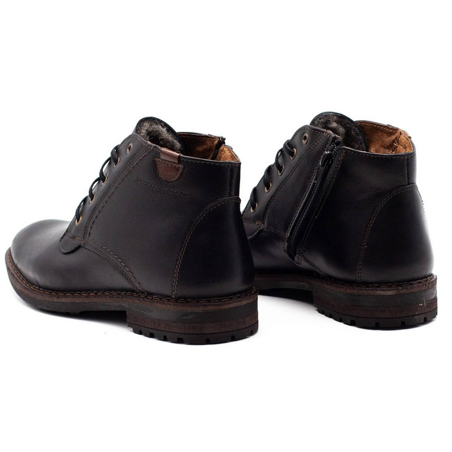 Buty męskie zimowe 911MP czarne