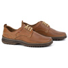 Buty męskie skórzane casual 221GT camel brązowe