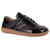 Sneakersy barefoot damskie Kaia Olivier – anatomiczne buty skórzane czarny floter z lakierem