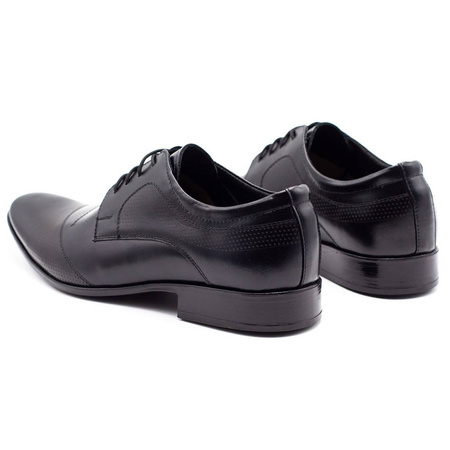 Buty męskie skórzane wizytowe L5 czarne