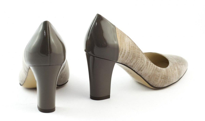 Anis 4472 béžové lodičky