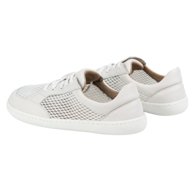 Pánské barefoot minimalistické kožené boty 0742W pea black