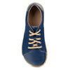 Dámské minimalistické kožené boty barefoot 0771W navy blue jeans